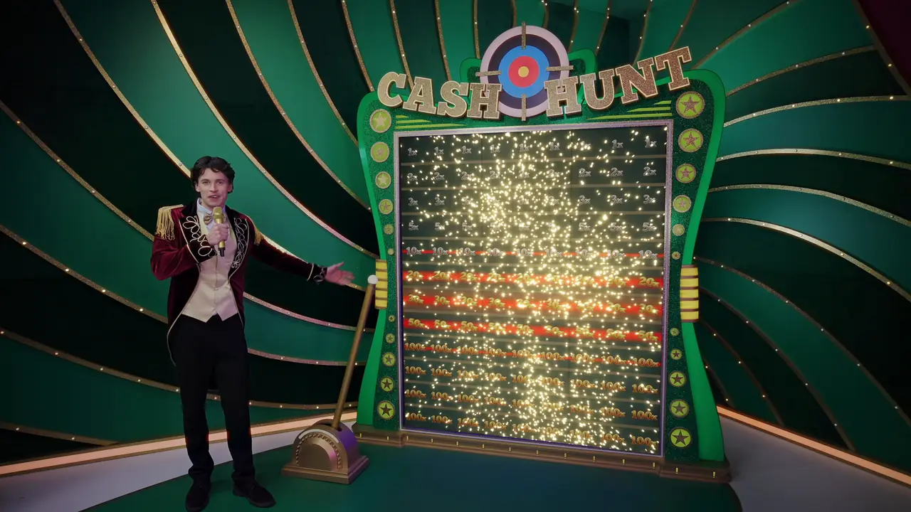 Crazy Balls Cash Hunt bonus game: the wall of 108 hidden multipliers